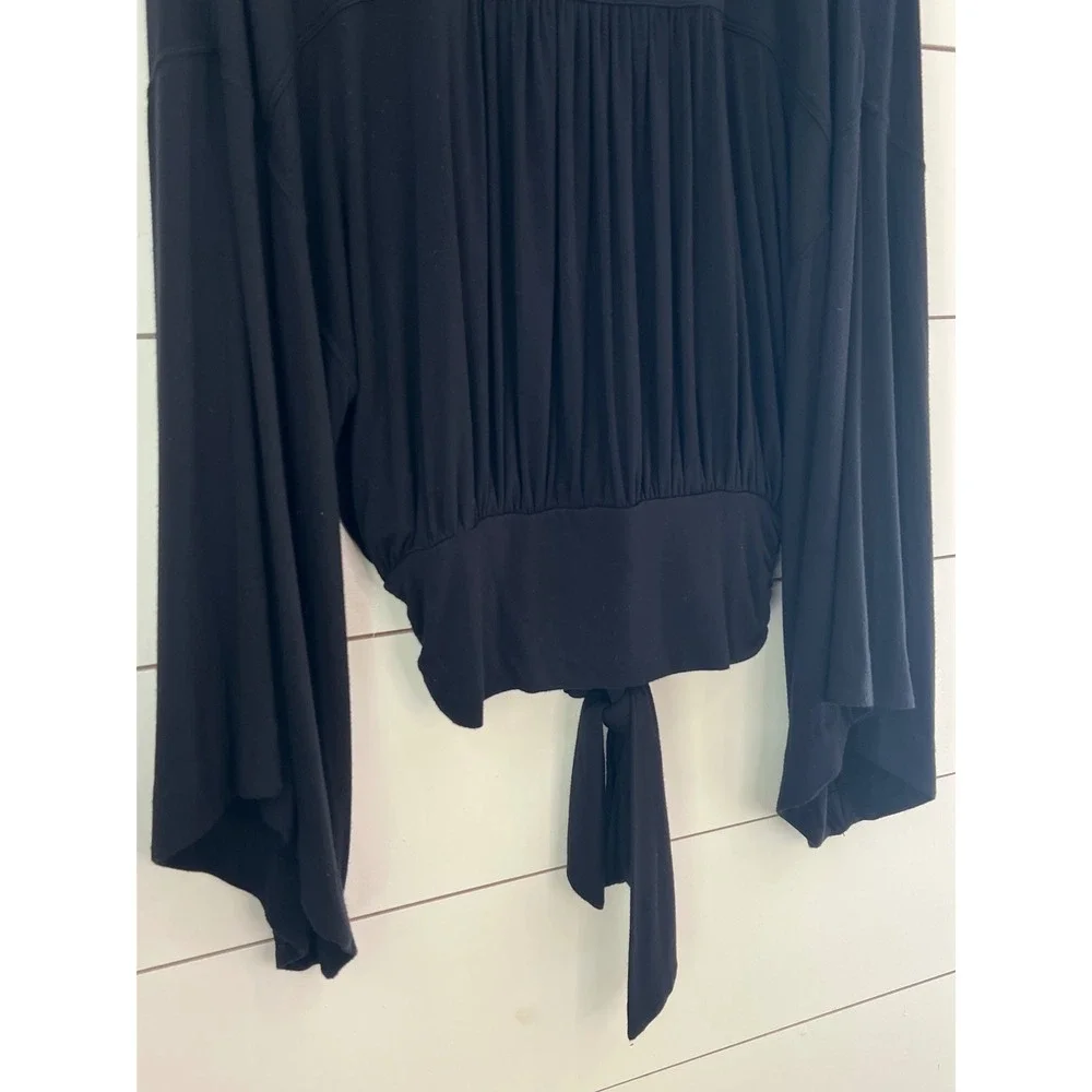 Free people That's a Wrap black small ballet core boho Pilates